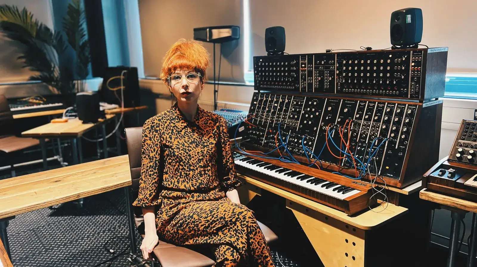 Catherine Anne Davies at Townshend Studio, photo by Sean Adams